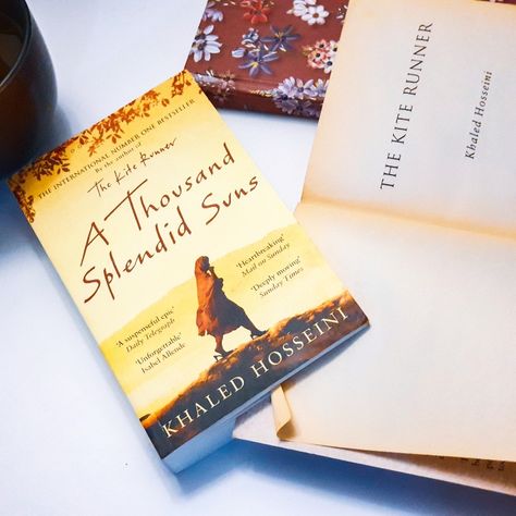 A Thousand Splendid Suns and The Kite Runner A Thousand Splendid Suns Book, Khaled Hosseini Books, A Thousand Splendid Suns, The Kite Runner, Khaled Hosseini, Books I Read, Readers Theater, Libra Love, Book Instagram