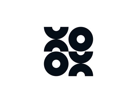 XOXO Logo- Circle logo mark exploration by Kanhaiya Sharma on Dribbble Circles Branding, Circular Logo Design Inspiration, 8 Logo Design, Logo In Circle, Xoxo Design, Circle Logos Inspiration, Circular Logo Design, Logo Rond, 8 Logo