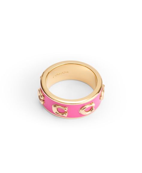 in stock Cute Ring Stacks, Pink Girly Christmas Wishlist, 6 Months Boyfriend Gift, Gifts For Ur Mom, Boyfriend Senior Night Gift, Girly Items Products, Gold Fine Jewelry, Love Shack Fancy Jewelry, Cute Gold Enamel Jewelry