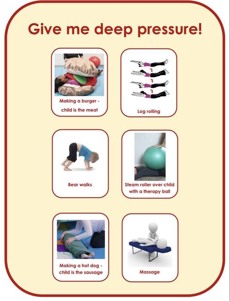 Asd Activities, Sensory Processing Activities, Sensory Integration Activities, Proprioceptive Activities, Sensory Classroom, Sensory Integration Therapy, Occupational Therapy Kids, Sensory Disorder, Deep Pressure