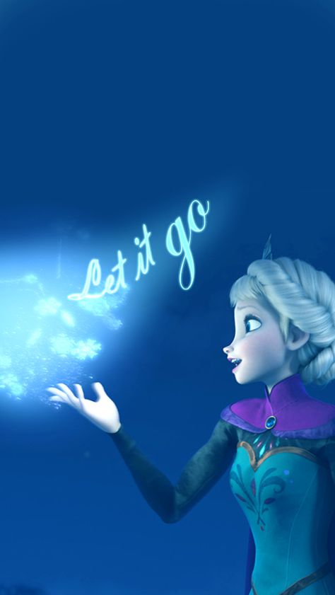 Let it go Let It Go Frozen, Elsa Let It Go, Elsa Fanart, Legend Of The Guardians, Frozen Wallpaper, Frozen Characters, Wallpaper Disney, Go Wallpaper, Disney Iphone