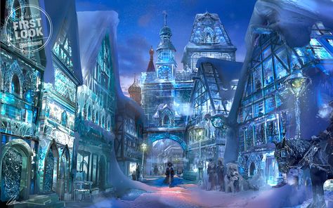 Get a behind-the-scenes look at Disney's <em>Nutcracker and the Four Realms</em> Disney Nutcracker, Nutcracker And The Four Realms, Mackenzie Foy, Misty Copeland, Scene Image, Fantasy City, Helen Mirren, The Nutcracker, Steampunk Design