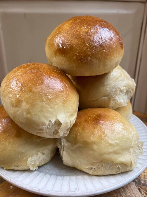 Sourdough Discard Hamburger Buns - Acts Of Sourdough Sourdough Discard Sandwich Rolls, Sourdough Discard Buns Burgers, Acts Of Sourdough, Sourdough Discard Buns, Discard Hamburger Buns, Sourdough Discard Hamburger Buns, Sour Sally, Sourdough Ideas, Sourdough Breads