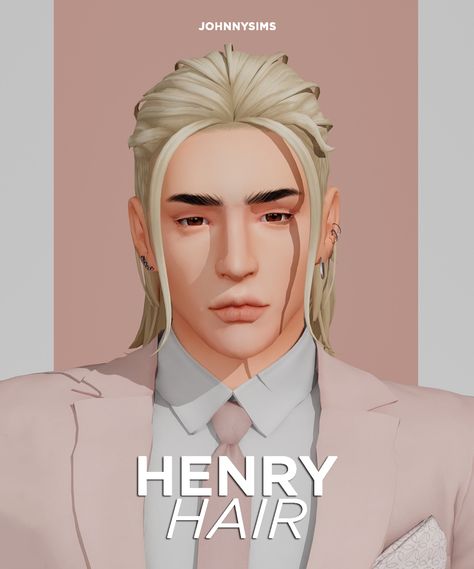 Johnnysims Cc, Sims Folder, Sims 4 Hair Male, Mod Hair, Cc Folder, Cc Hair, Pelo Sims, The Sims 4 Packs, Sims 4 Mm Cc