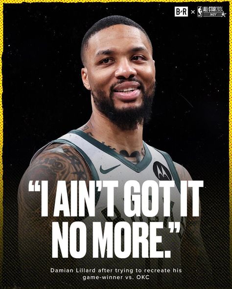 Dame Lillard, Basketball Quotes Funny, Old Football Players, Funny Sports Quotes, Reaction Quotes, Nba Quotes, Nba Funny, Athlete Quotes, Football Pics