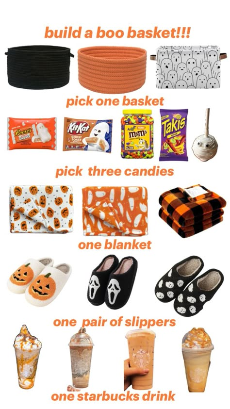 Basket Ideas For Best Friend, Boo Basket Ideas For Best Friend, Soda Cakes, Bestie Gift Ideas, Cake Gift Basket, Boyfriend Presents, Preppy Halloween, Boo Basket Ideas, Halloween Sleepover