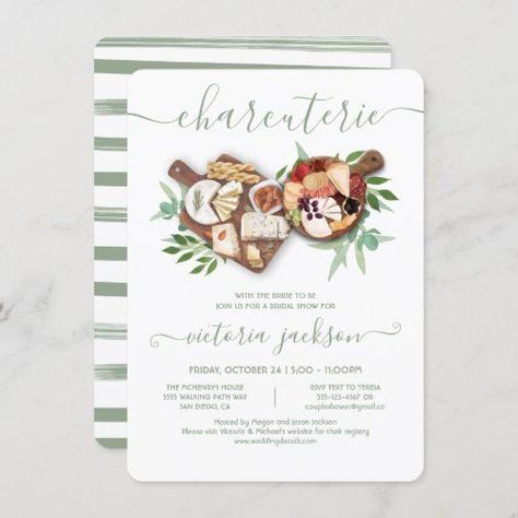 Charcuterie Board Bridal Shower Invitation #zazzle #weddinginvitations #birthdayinvitations #babyshowerinvitations #zazzleinvitations #monogram #businesscards #graduation #homedecor Boho Charcuterie Board, Charcuterie Board Wedding, Charcuterie Board Cheese, Boho Bridal Shower Invitations, Bachelor Gifts, Bridal Invitations, Board Cheese, New Bride, Boho Bridal Shower