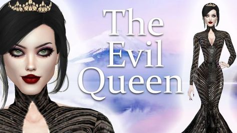 The Evil Queen create a sim The Sims 4 made by GlitterQueenGamer for YouTube Queen Of The Damned, The Evil Queen, The Evil Within, The Sims 3, Magic Mirror, Evil Queen, Sims Mods, The Sims 4, The Land