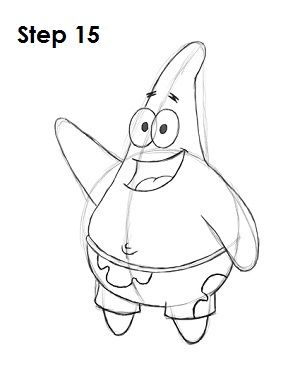 Draw Patrick Star, Kids Crafts Easy, Easy Kids Crafts, Disney Character Drawings, Spongebob Drawings, Easy Disney Drawings, Tema Disney, Disney Drawings Sketches, Cartoon Character Tattoos