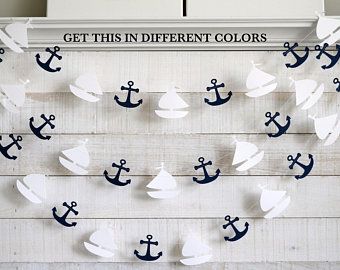 Nautical bridal shower | Etsy Travel Theme Party Decorations, Beach Bridal Shower Decorations, Nautical Baby Shower Boy, Baby Shower Nautical, Nautical Bridal Showers, Airplane Baby Shower, Travel Party Theme, Nursery Decorations, Fox Baby Shower