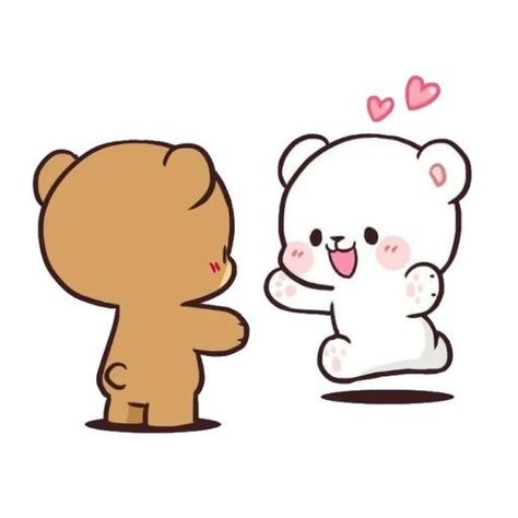 Cute Stickers Milk And Mocha, Milk And Mocha Bear Widget, Mocha And Bear, Moca And Milk, Milk And Mocha Bear Painting, Cute Bears Drawing, Milk And Mocha Stickers, Milk Y Mocha, Mocha And Milk Bear