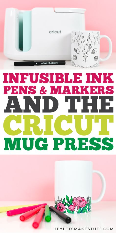 Diy Mugs Cricut, Cricut Infusible Ink Pens On Mugs, How To Make Mugs With A Cricut, Cricut Mug Ideas Infusible Ink, Cricut Sublimation Pens, How To Use Cricut Mug Press, Infusible Ink Pens Projects, Infusible Ink Tumbler Ideas, Infusible Ink Pen Projects