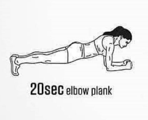 Elbow plank 3x20 sec Sec Plank, Elbow Plank, Fitness Plan, Projects To Try, How To Plan, Memes, Quick Saves