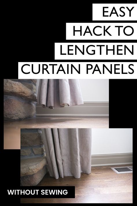 Lengthen Curtains, Heavy Drapes, 96 Inch Curtains, Room Curtain Ideas, Diy Copper, Small Window Curtains, Layered Curtains, Ikea Curtains, Plain Curtains