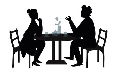 Vector romantic couple dating on dinner ... | Premium Vector #Freepik #vector #restaurant-illustration #cafe-illustration #restaurant-people #cafe-bar Couple Restaurant Date, Date Cartoon, Romantic Dinner Tables, Restaurant Illustration, Cafe Illustration, Couples Dinner, Beauty Salon Posters, Man Proposing, Dinner Restaurants