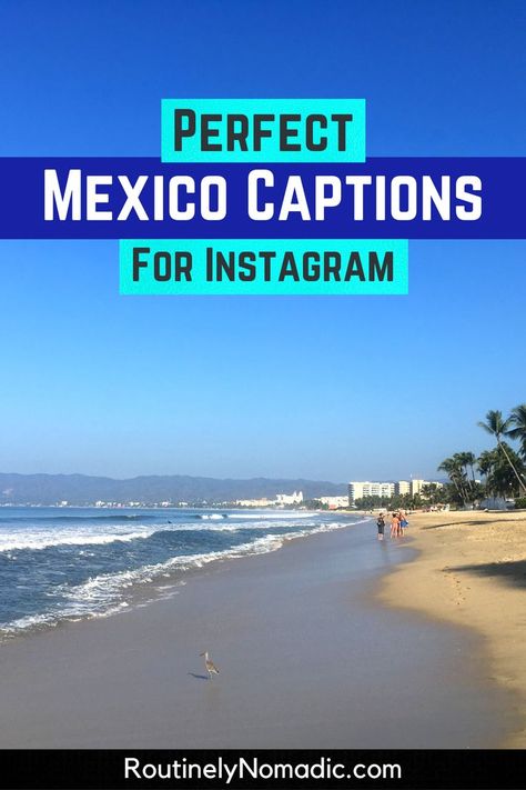 People walking in beach with perfect Mexico captions for Instagram City Instagram Captions, City Captions Instagram, Vacation Captions Instagram, Mexico Quotes, Instagram Captions Travel, Time In Spanish, Vacation Captions, Mexico Pictures, Lost For Words