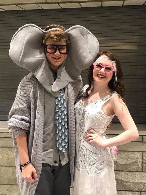 Horton & Gertrude #seussical #characterdesign Horton Costume Seussical, Horton Seussical, Gertrude Seussical, Horton Costume, Seussical Musical, Seussical Costumes, Costume Inspo, Performance Art, Game Of Thrones Characters