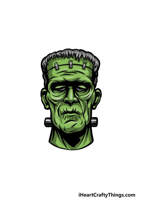 Frankenstein Drawing - How To Draw Frankenstein Step By Step Frankenstein Sketch Drawings, Cute Frankenstein Drawing, Frankenstein Cartoon Art, Frankenstein Doodle, Frankenstein Drawing Easy, Drawings For Sketchbook, Draw Frankenstein, Frankenstein Cartoon, Frankenstein Drawing