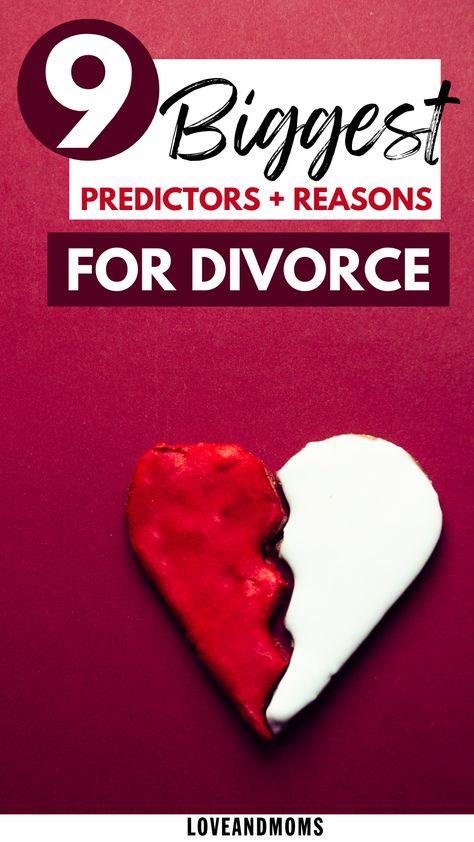 Reasons for Divorce⎢Reasons to Get Divorced ⎜Divorce Reasons⎢Top Reasons for Divorce⎜Most Common Reasons for Divorce⎢Relationship Advice⎢Top Reasons for Divorce→9 Biggest Predictors + Reasons for Divorce #marriage #divorce #marriedtalk Dating A Divorced Man, Marriage Life Quotes, I Want A Divorce, Reasons For Divorce, Lack Of Intimacy, Marriage Quotes Funny, Divorce For Women, Divorce Advice, Magnesium Benefits