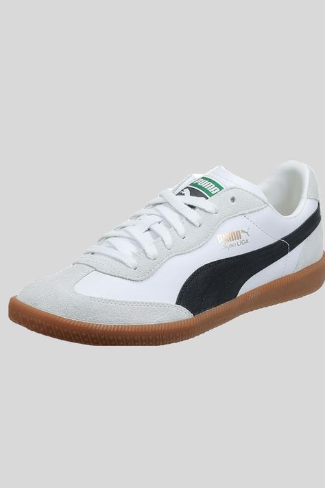 "PUMA Men's Super Liga OG Retro Sneaker - Classic '80s Style Reimagined" Puma Super Liga, 80s Style, Puma Sneakers, Retro Sneakers, Puma Mens, Step Back, 80s Fashion, Bring Back, Back In Time