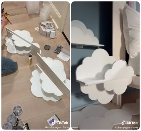 Cloud Shelves, Cloud Shelf, Diy Will, Shelf Diy, Diy Clouds, Small Clouds, Dreamy Bedrooms, Extra Storage Space, Room Accessories