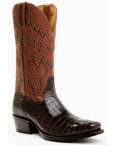 Custom Cowboy Boots, Botas Western, Western Embroidery, Western Style Boots, Boots Square Toe, Mens Cowboy, Mens Cowboy Boots, Heel Caps, Rubber Heels