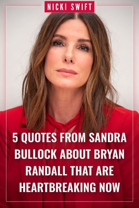 Now that Sandra Bullock's longtime partner Bryan Randall has died, these quotes about their relationship are especially heartbreaking. #SandraBullock Sandra Bullock Now, Sandra Bullock Husband, Sandra Bullock Hairstyles, Sandra Bullock Style, Sandra Bullock Son, Sandra Bullock Ryan Reynolds, Sandra Bullock Movies, Sandra Bullock Hair, Bryan Randall