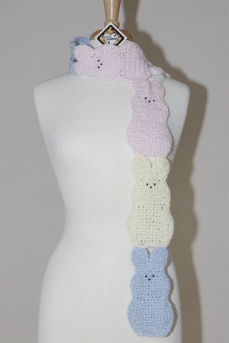 Crochet Scarf, Easter, Crochet, White