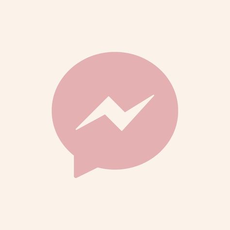 Pink App Icon Messenger, Pink Messenger Icon, App Icon Messenger, Ios Customization, Messenger Icon, Pink App Icon, Minimalist Icons, Screen Icon, App Icon