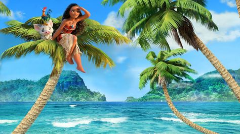 Moana - 1920x1080 (My Dream) by CoGraphiC.deviantart.com on @DeviantArt Moana Room, Moana Background, Moana Gif, Moana Bebe, Kids Bed Design, Animation Studios, Fabric Poster, Walt Disney Animation, Walt Disney Animation Studios