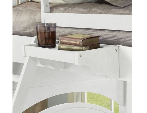 Lake House Hanging Nightstand Hanging Nightstand, House White, Hillsdale Furniture, White Nightstand, Lake House Decor, Chic Living, Rustic Wood Signs, Bunk Bed, Online Furniture Stores