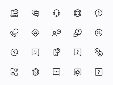 Insta Carousel, Icon Doodles, Question Icon, Guitar App, Support Icon, App Interface Design, Ui Animation, Small Icons, Brand Icon