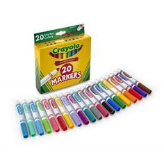 School Supplies For Teachers, Crayola Markers, Christmas Child, Operation Christmas, Crayola Crayons, Coloring Supplies, Washable Markers, Highlighters Markers, Classroom Supplies