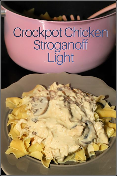 This recipe, from author Joanne Fluke, is a twist on Beef Stroganoff called Stroganoff Light. It's made with chicken and cooked in the Crockpot until tender and flavorful. A delicious hearty meal for a cold winter's night! Crockpot Chicken Stroganoff, Fluke Recipes, Joanne Fluke Recipes, Joanne Fluke, Nourishing Recipes, Inexpensive Dinners, Chicken Stroganoff, Pasta Noodle Recipe, Hot Dish