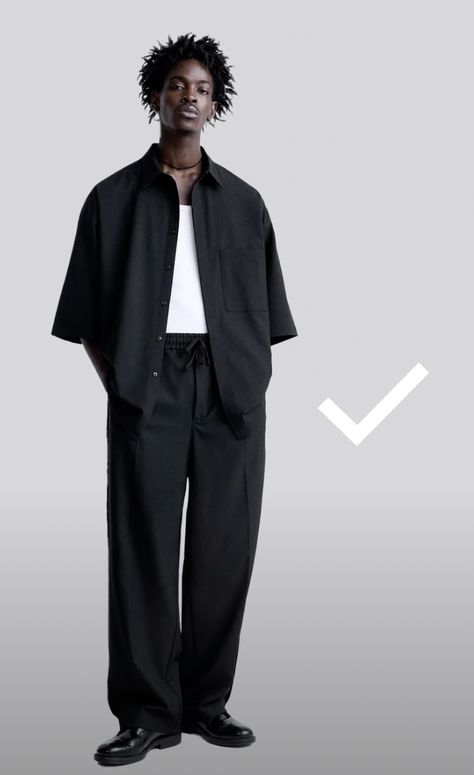 From tim dessaint's video: https://www.youtube.com/watch?v=jFtgTD4vd_w Tim Dessaint Style, Minimalist Aesthetic Clothes, Minimalist Street Style Summer, Japanese Minimalist Fashion Men, Japanese Americana Fashion Men, Japanese Casual Outfits, Tim Dessaint, Black Minimalist Outfit, Minimalist Outfit Men