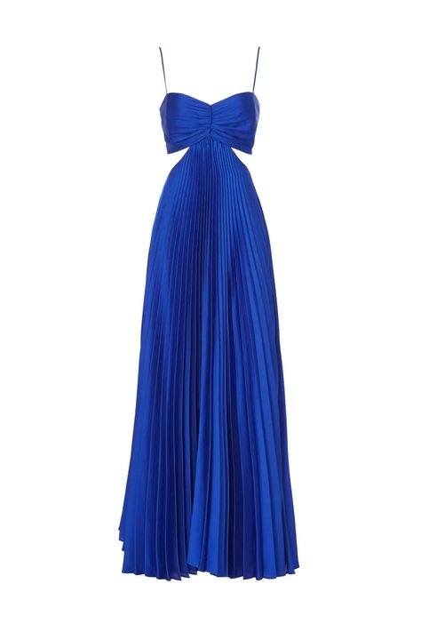 Side Cutout Dress, Semi Dresses, Prom Dress Inspo, Long Blue Dress, Prom Dress Inspiration, Cute Prom Dresses, Grad Dresses, Rent The Runway, Hoco Dresses