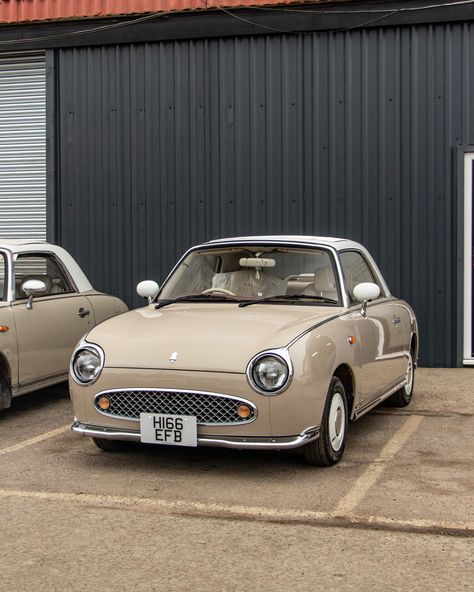 Figaro Car, Cream Car, Nissan Figaro, Jimny Suzuki, Motos Vintage, Microcar, Car Goals, Super Luxury Cars, Pretty Cars