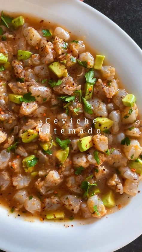 Ceviche Gourmet, Seviche Recipes, Ceviche Mexican, Mexican Ceviche, Recipe With Avocado, Ceviche Recipe, Healthy Food Dishes, Summer Gathering, Avocado Recipes