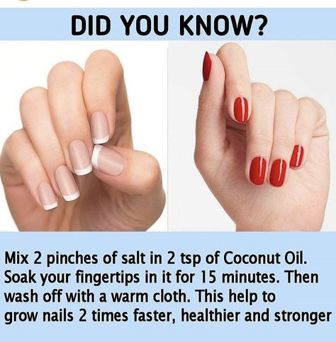 Nail Growth Tips, Natural Nail Care, Nail Care Tips, How To Grow Nails, Nail Growth, Strong Nails, Nail Health, Healthy Nails, Beauty Skin Care Routine