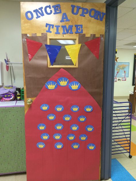 Fairy Tale Classroom Decor - Door Fairy Tale Classroom, Medieval Classroom, Castle Theme Classroom, Classroom Decor Door, Castle Classroom, Door Classroom, Fairytale Theme, Fairy Tales Preschool, Classroom Decor Middle