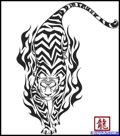 asian art - art around the world unit Tiger Tattoo Design, Fu Dog, Cartoon Svg, Make Tattoo, Tattoo Stencil Outline, Tiger Art, Tiger Tattoo, Tiger Head, Scroll Saw Patterns