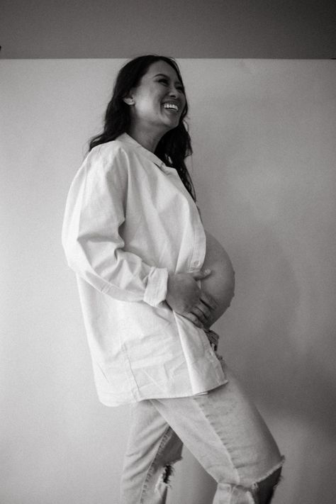 White Button Up, White Button Down, Maternity Session, Bump, Button Downs, Button Up, White