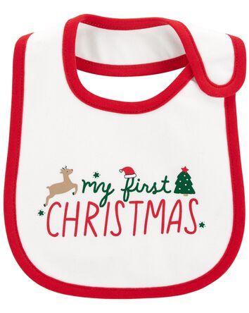 Baby First Christmas Teething Bib, Christmas Bib, Carters Size Chart, Waterproof Bibs, Christmas Jammies, Buybuy Baby, My First Christmas, Carters Baby Boys, Baby In Pumpkin, Carters Baby