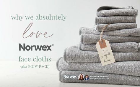 Norwex Face Cloths • Review Norwex Face Cloth, Norwex Body Cloths, Facial Cloths, Face Pack, Bathroom Products, Face Cloth, All You Need Is, Face And Body, Your Skin