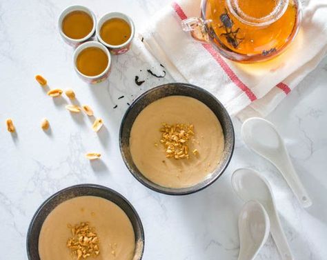 Learn more about Chinese Peanut Cream Dessert (Fat Sang Wu) from SideChef! Peanut Desserts, Cream Desserts Recipes, Dessert Soup, Warm Desserts, Peanut Soup, Cooking App, Chinese Dessert, Cream Desserts, Food Articles