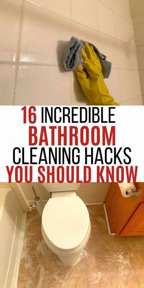 Crazy Bathrooms, Clean Your Bathroom, Deep Cleaning Hacks, Bathroom Hacks, Diy Cleaning Hacks, Bathroom Cleaning Hacks, Household Cleaning Tips, Cleaning Recipes, Natural Cleaning Products