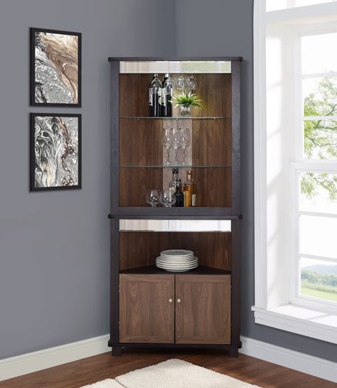 Espresso Corner, Espresso Furniture, Corner Bar, Modern Home Bar, Bar Unit, Crockery Unit, Cabinet Color, Online Furniture Shopping, Summer Projects