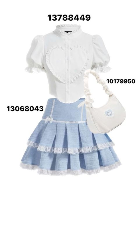 Roblox Outfits Codes Cinnamoroll, Sanrio Cinnamoroll Outfit, Cloud Theme Outfit, Cinnamoroll Outfit Ideas, Coquette Cinnamoroll, Cinnamoroll Inspired Outfit, Cinnamon Outfit, Cinnamoroll Outfit, Shein Coquette