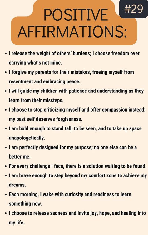 Start your healing journey with these powerful affirmations designed for women in recovery or transition. From releasing past burdens to embracing courage and self-acceptance, these affirmations inspire growth, forgiveness, and self-improvement. Whether you're navigating challenges or looking to cultivate a positive mindset, these affirmations will help you step into your best self. Save these empowering affirmations to boost your daily routine! Forgiveness Affirmations, Women In Recovery, Daily Affirmations For Women, Self Forgiveness, Empowering Affirmations, Powerful Affirmations, Affirmations For Women, Your Best Self, Challenge Me