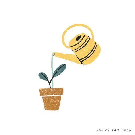 Sanny van Loon on Instagram: “🌱 ⠀⠀⠀⠀⠀⠀⠀⠀⠀ ⠀⠀⠀⠀⠀⠀⠀⠀⠀ ⠀⠀⠀⠀⠀⠀⠀⠀⠀ Illustration from the book ‘A Year of Us’ by Alicia Muñoz ⠀⠀⠀⠀⠀⠀⠀⠀⠀ ⠀⠀⠀⠀⠀⠀⠀⠀⠀ ⠀⠀⠀⠀⠀⠀⠀⠀⠀ #growing #plant…” Watering Plants Drawing, Watering Can Drawing, Watering Illustration, Watering Can Illustration, Loon Illustration, Planting Drawing, Us 2019, Couples Journal, Flow Magazine